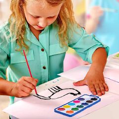 Watercolor Paint Set For Kids - Washable Paints In 12 Colors