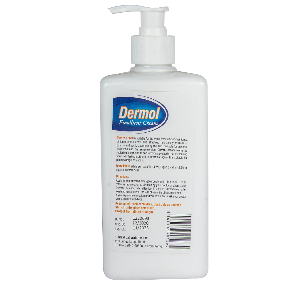 DermoL Cream For Eczema &amp;Itchy Irritating Dry Skin Conditions-500mL