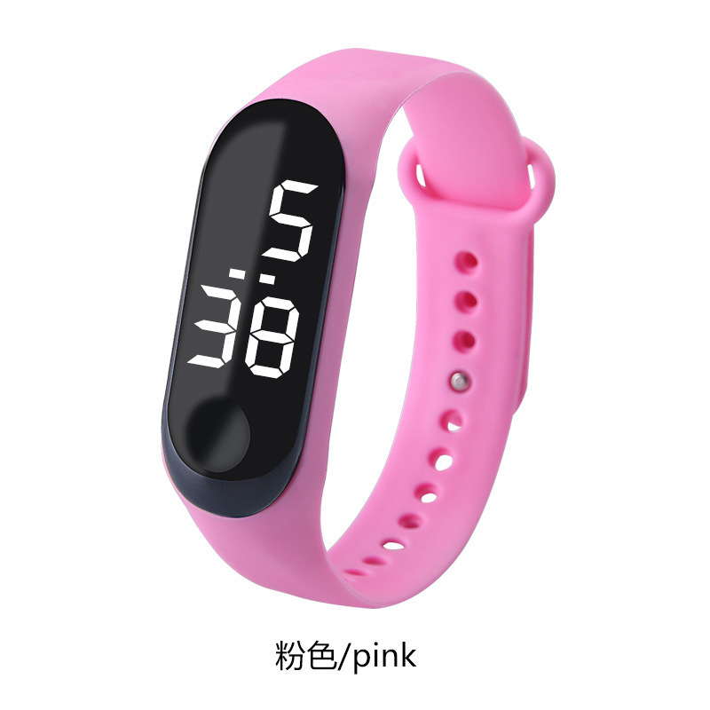 11 Color LED Digital Watch White/Red Light Touch Screen Wristwatch Men/Women/Kids Electronic Watch