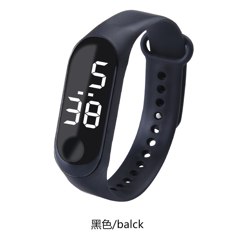 11 Color LED Digital Watch White/Red Light Touch Screen Wristwatch Men/Women/Kids Electronic Watch