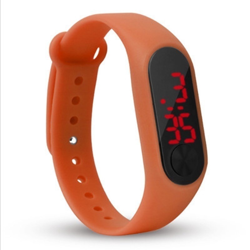 11 Color LED Digital Watch White/Red Light Touch Screen Wristwatch Men/Women/Kids Electronic Watch