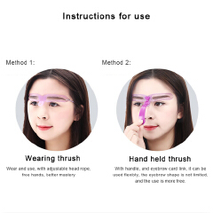8PCS Eyebrow Shaper Makeup Template Eyebrow Grooming Shaping Stencil Kit DIY Eyebrow Template Reusable 8 in1 Eyebrow Shaping