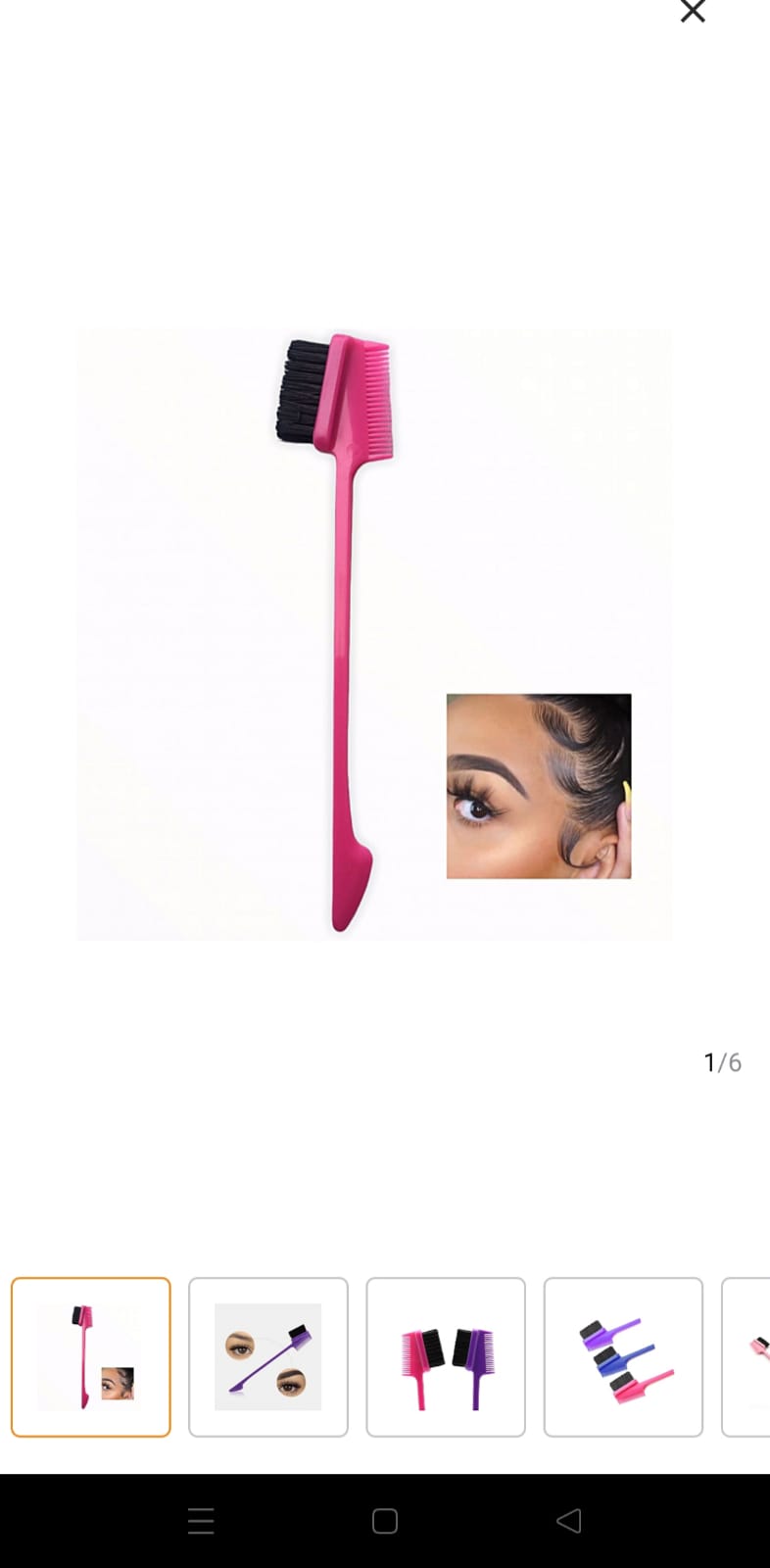 Double Sided Smooth Eyebrow  Mini Brush