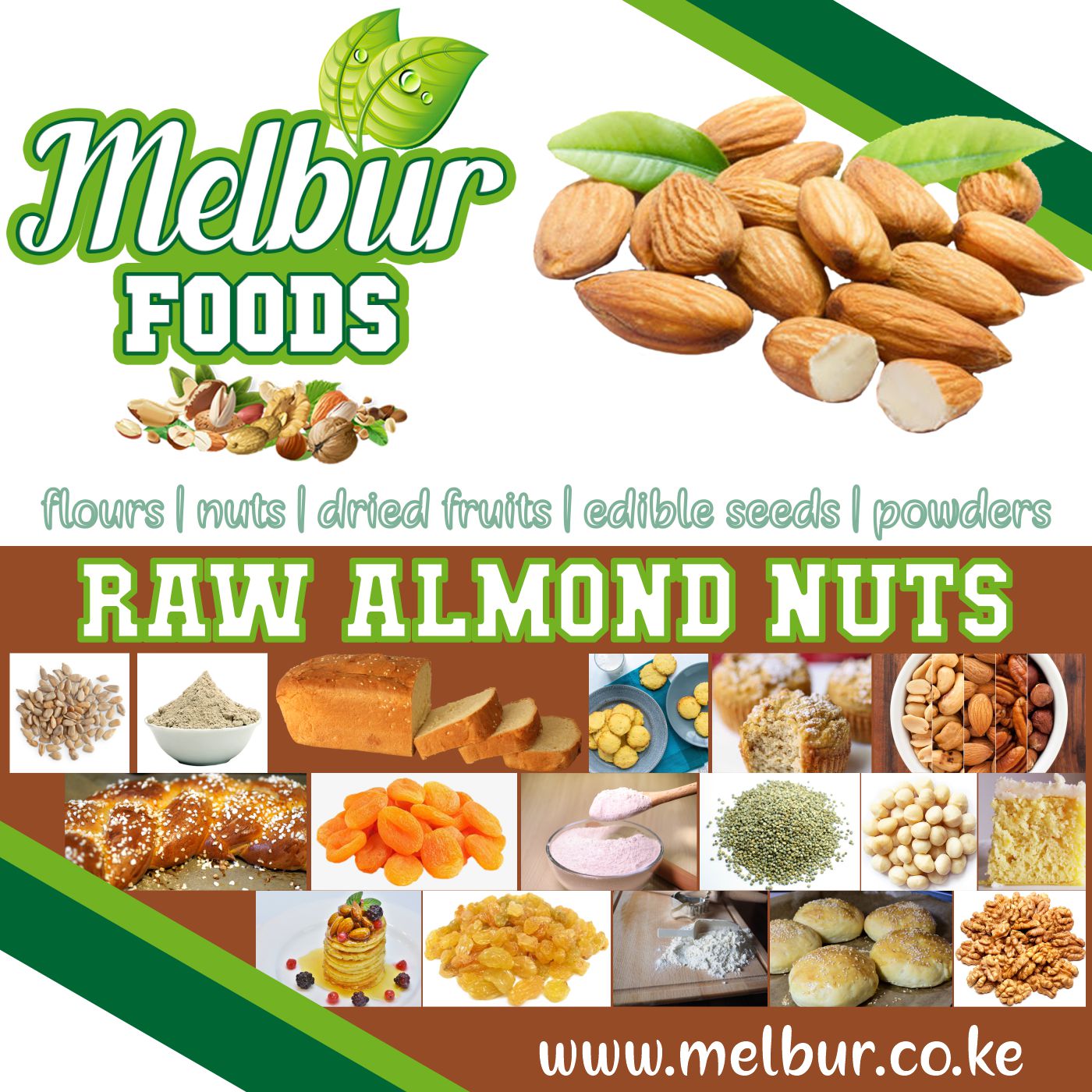 Raw Almond Nuts