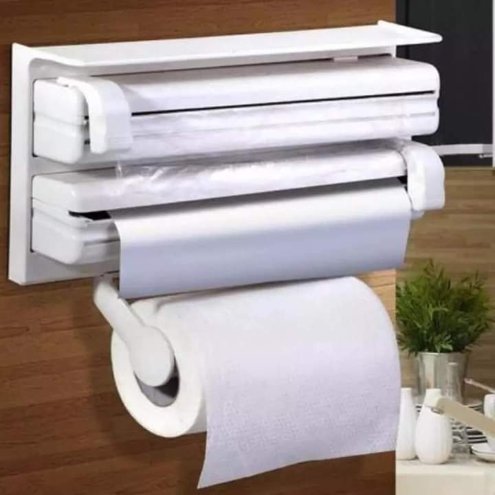 Tripple Paper Dispenser Now Available, 1. kitchen paper towel 2. Aluminum foil 3.Clear foil