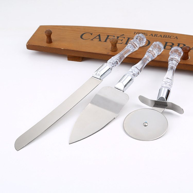 3IN1 Cake trowel, Cake knife &amp;Pizza/cake Cutter