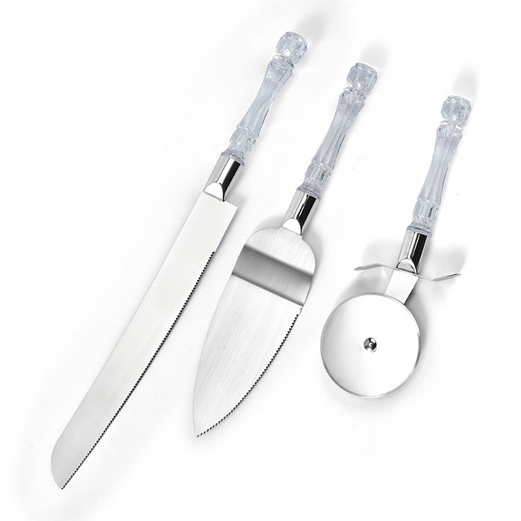 3IN1 Cake trowel, Cake knife &amp;Pizza/cake Cutter