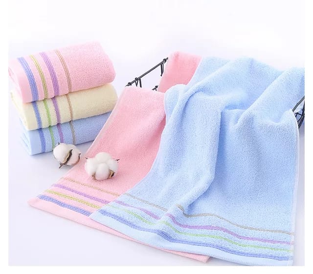 Coloured Hand/Kitchen Towels In Set Of 6pcs
