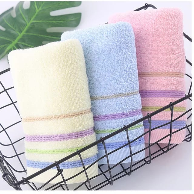 Coloured Hand/Kitchen Towels In Set Of 6pcs