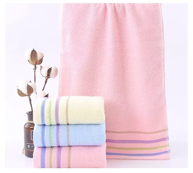 Coloured Hand/Kitchen Towels In Set Of 6pcs