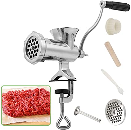 10 inches aluminium manual meat mincer for Kitchen Use
