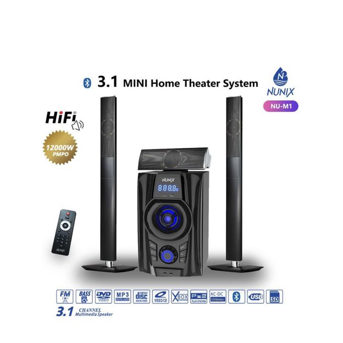 BLUETOOTH SPEAKER SUB-WOOFER SYSTEM 3.1 CH 12000W