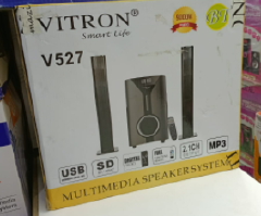 Vitron V527 Multimedia 2.1 Bluetooth Subwoofer Speaker-Convertible Sound bar  Speaker Systems
