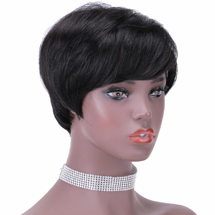 Afro Wigs Women Fashion Short rolls Hair wig Cosply Daily  Party Wigs Black Brown Gold Human Real Wigs