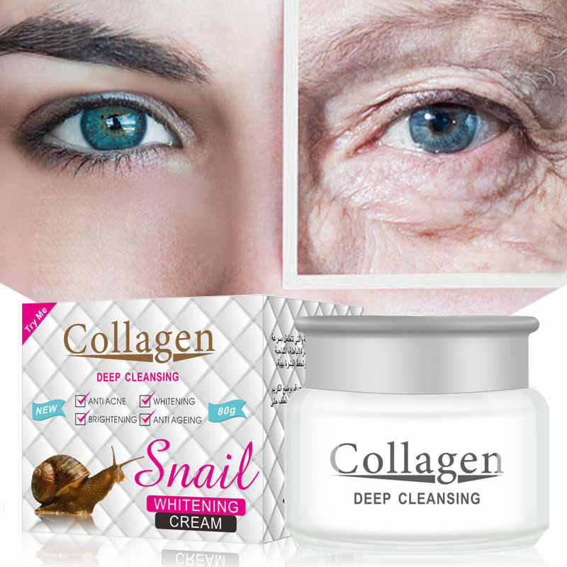 Pei Mei Collagen Snail Whitening&amp;Brightening Anti-Aging&amp;AntiAcne Cream 80g