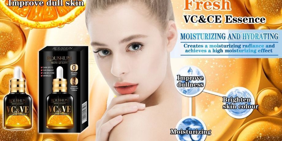 ROUSHUN Vitamin C Serum With Hyaluronic Acid + Vitamin E 30ml