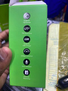 F17 Bluetooth FM Player + Lighter Charger car modulator fm extender with bluetooth connectivity and battery capacity checker.