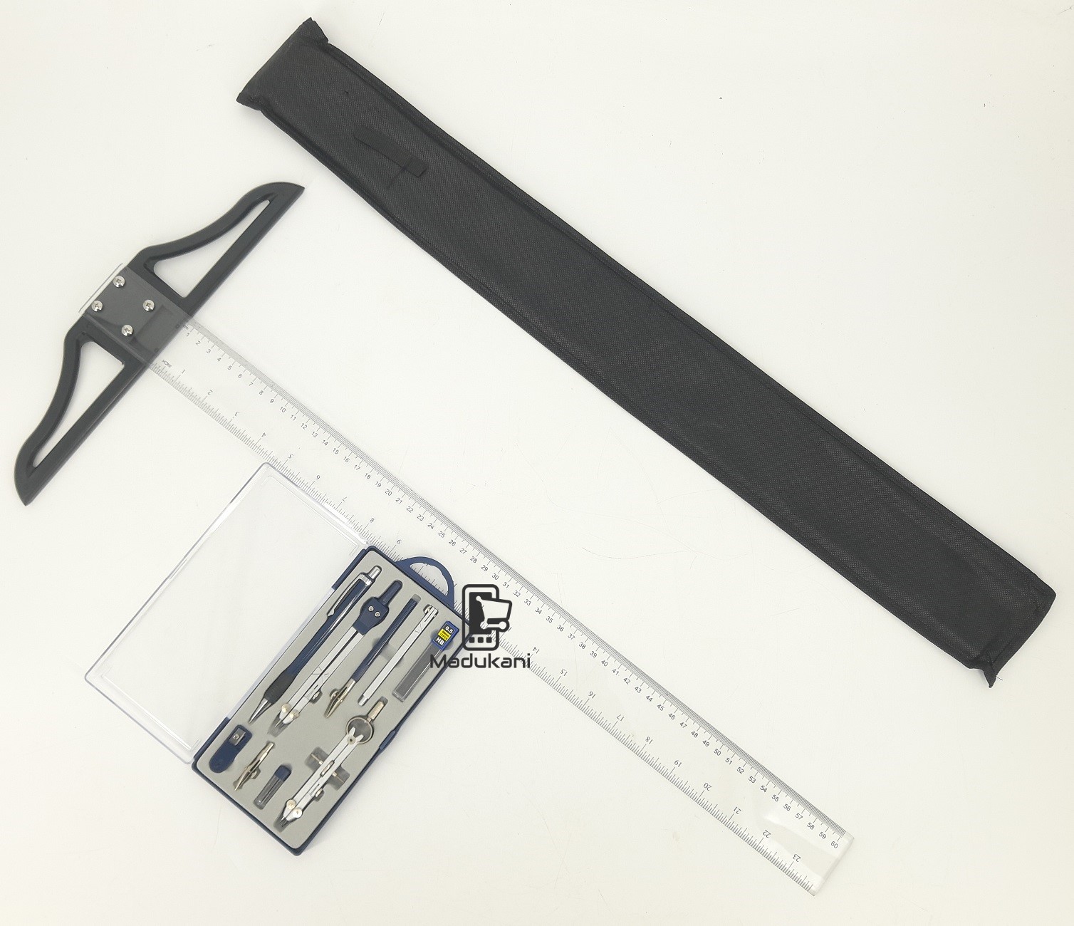 Technical Drawing Set and 60cm 24 inch T Square