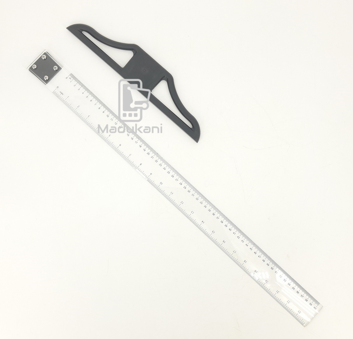Technical Drawing T Square, 60cm, Clear, with Detachable Head