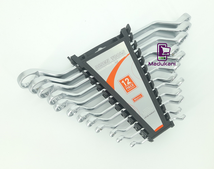 12PCS Double Fixed Spanner Wrench Set