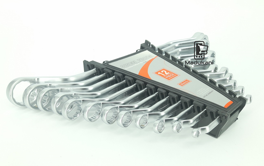 12PCS Double Fixed Spanner Wrench Set