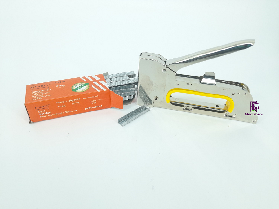 Staple Gun Tacker (With 5,000 Staples)