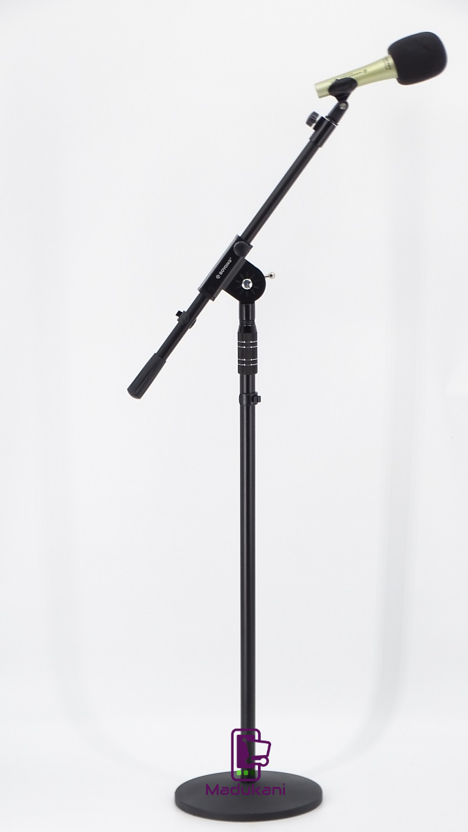 Boyong Extra Heavy Duty Microphone Stand with Cast Iron Round Base