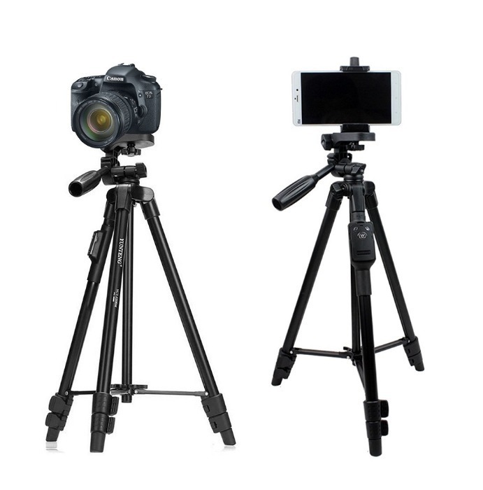 YUNTENG VCT-5208 Tripod for Mobile and Camera With Bluetooth Remote Control Shutter