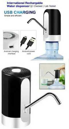 Automatic rechargeable kitchen water dispenser