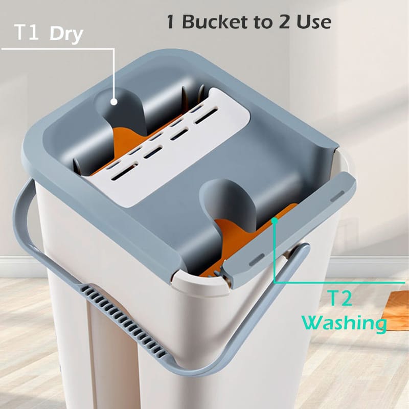 Magic mop +bucket with top cloth