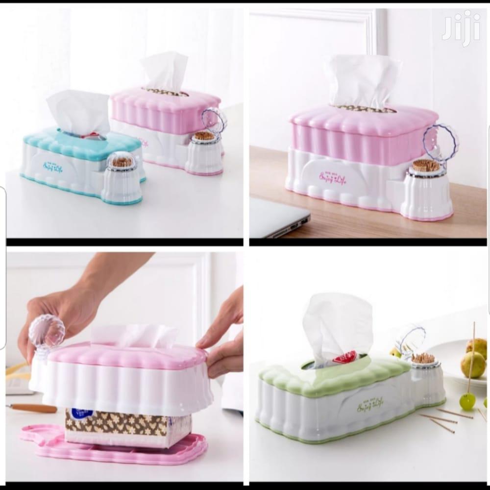 Kitchen Serviettes holder with toothpick dispenser