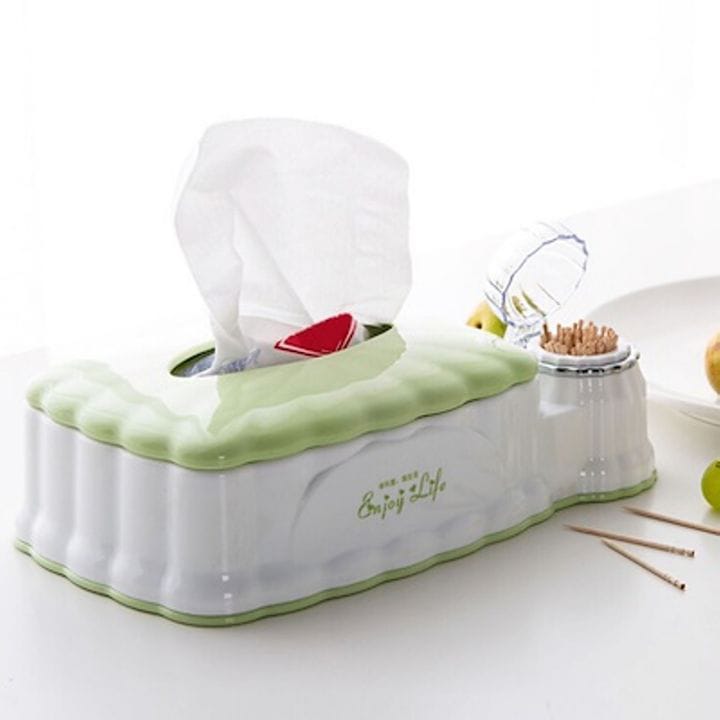 Kitchen Serviettes holder with toothpick dispenser