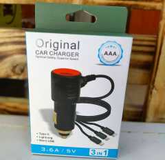 3 IN 1 CAR CHARGER