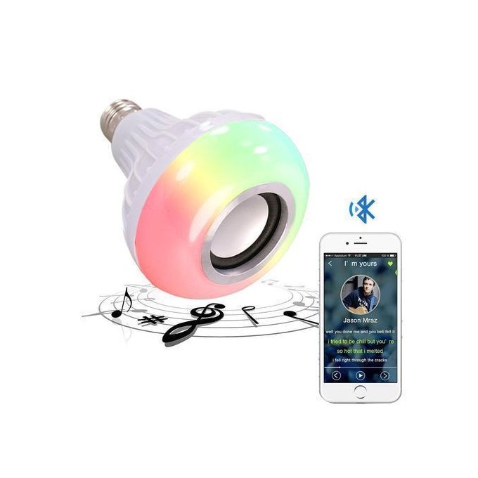 Bluetooth Music LED Bulb With USB Port &amp; Remote Control
