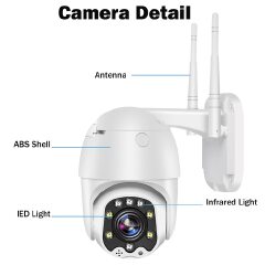 Smart Life WiFi IP Camera Outdoor 3MP HD CCTV Camera PTZ Dome Camera Home Security Surveillance