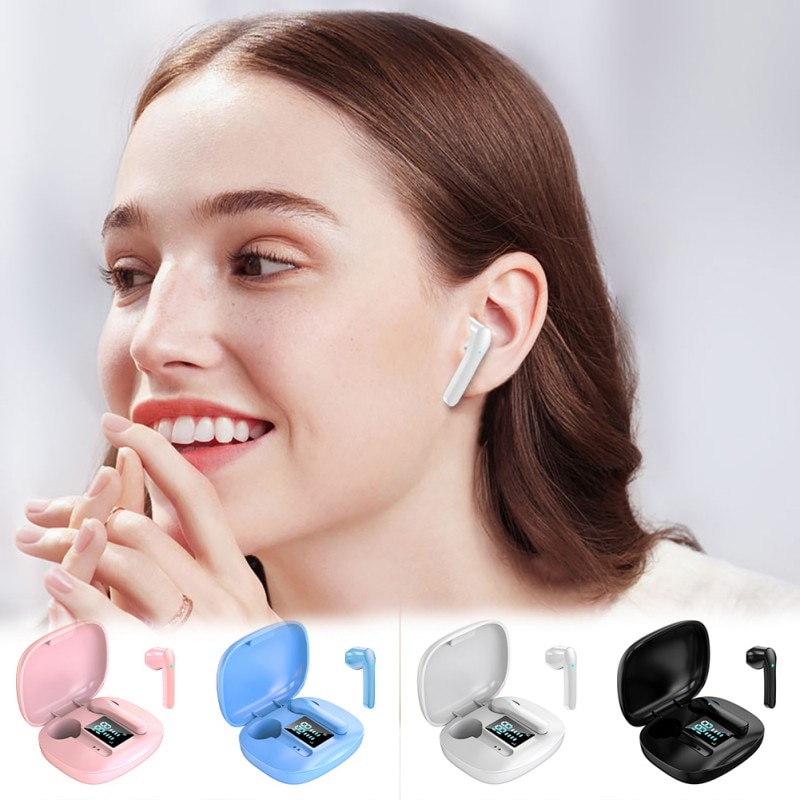 In-ear Bluetooth Headset HiFi Music Stereo Earbuds Sports Gaming Noise Cancel Headphone With Microp