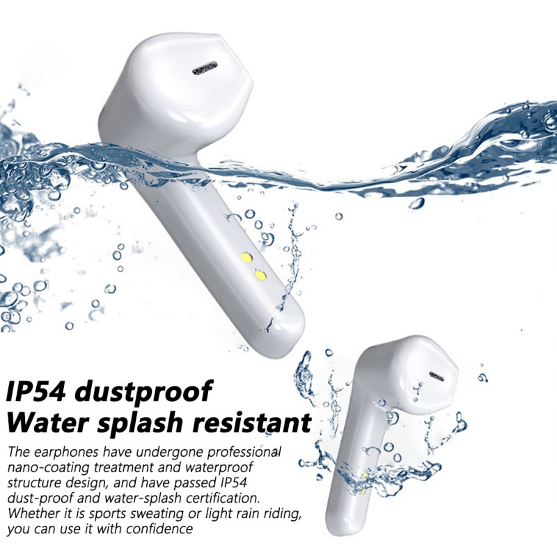 In-ear Bluetooth Headset HiFi Music Stereo Earbuds Sports Gaming Noise Cancel Headphone With Microp