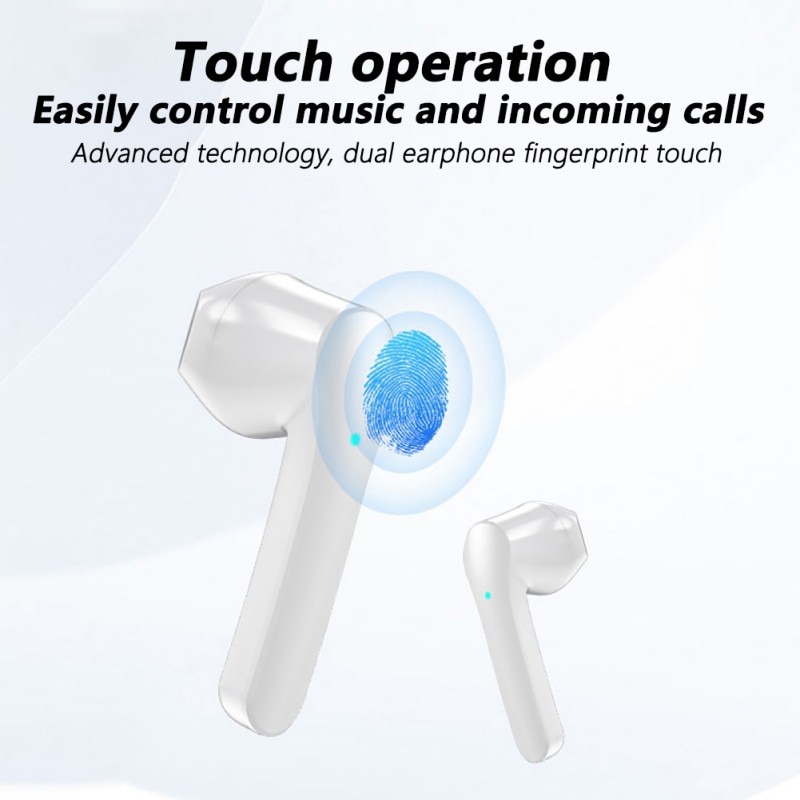 In-ear Bluetooth Headset HiFi Music Stereo Earbuds Sports Gaming Noise Cancel Headphone With Microp