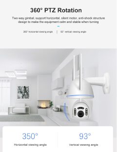 Original Xiaovv V380 PRO IP Camera 1080P FHD Outdoor WiFi Dome Waterproof  Security Surveillance Wir