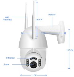 Original Xiaovv V380 PRO IP Camera 1080P FHD Outdoor WiFi Dome Waterproof  Security Surveillance Wir
