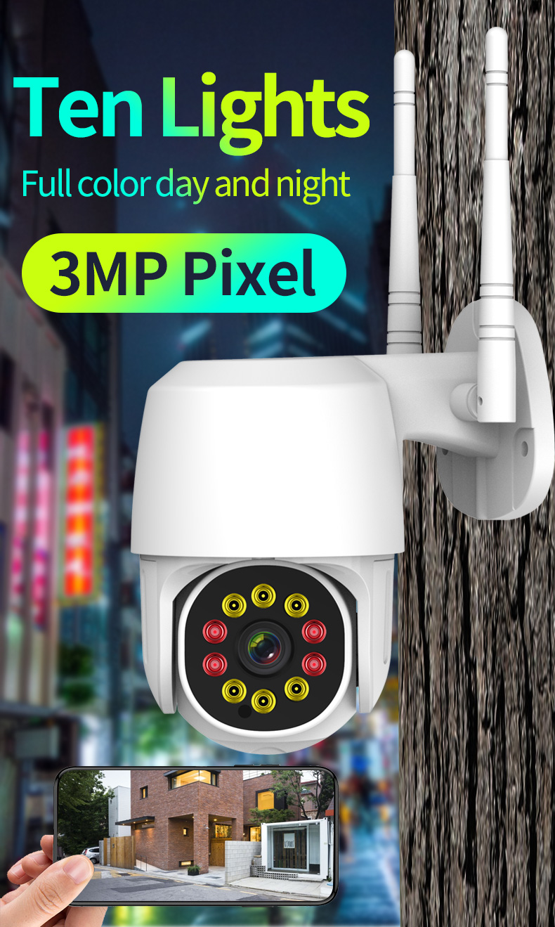 IP Camera Wifi Auto Tracking Wireless Wifi Security Camera Onvif 5X Zoom Network CCTV Surveillance