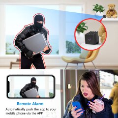 Built-in 1300mA Battery HD 2MP DIY Security Camera-Portable Nanny WIFI IP Cam-Indoor Outdoor