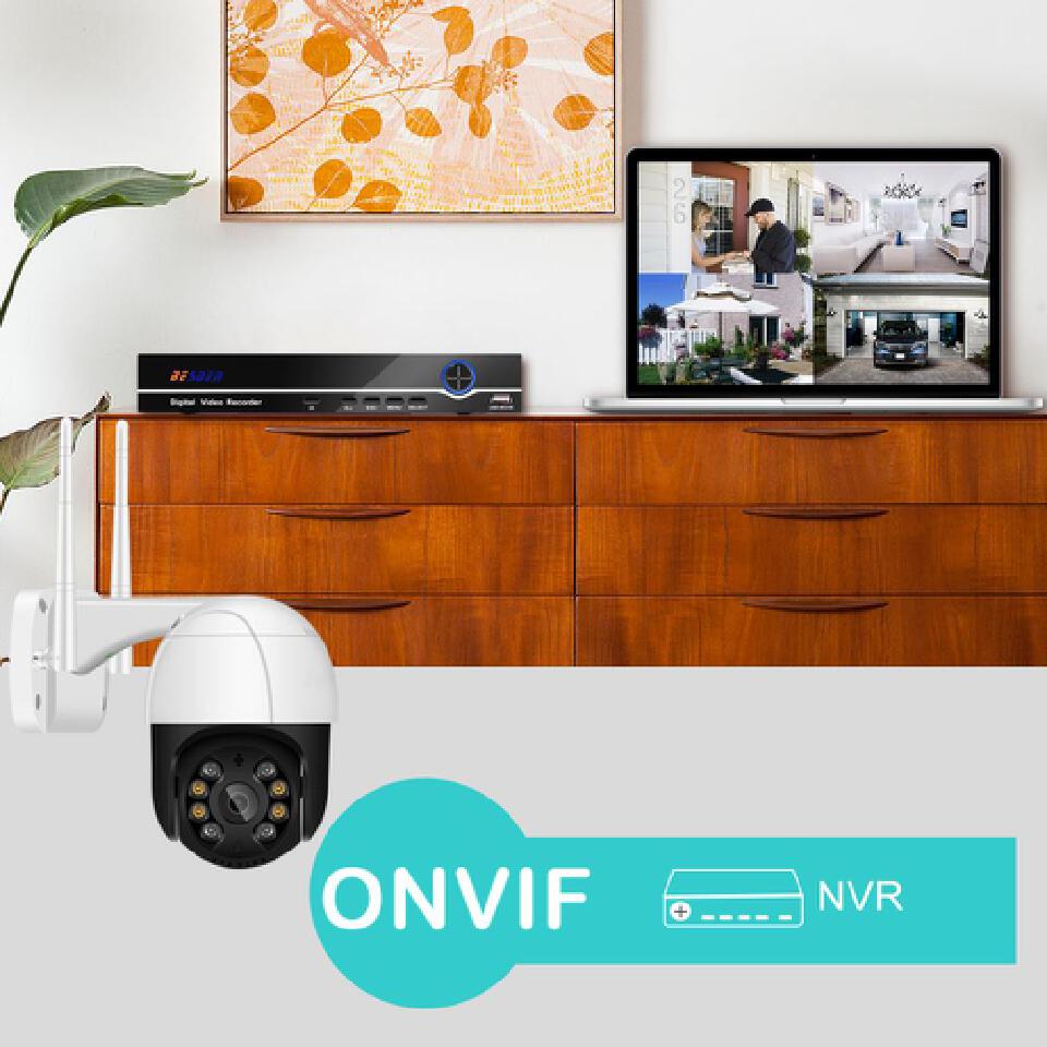 5MP PTZ Wifi IP Camera CCTV Outdoor PTZ 4X Zoom Wireless Camera P2P Audio Security