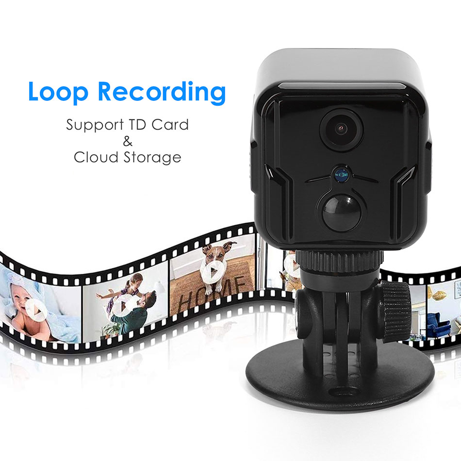Mini IP Camera WiFi Wireless Network Camera Surveillance Night Vision Loop Recording Camcorder