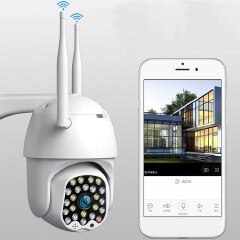 3MP Smart Dome Speed WIFI IP camera CCTV Two-way Audio Full Color Night Vision Outdoor PTZ Waterproo