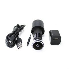 Door Eye Hole Security 3MP HD Lens Wide Angle FishEye CCTV Network Mini Peephole Door Wifi Camera