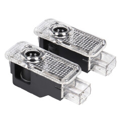 LED Car Door Projector Ghost Shadow Light For AUDI Q3 Q5 Q7 Q8 A4 B5 B6 B7