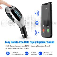 X5 LCD Display Car Bluetooth Kit Handsfree Call FM Radio MP3 Player USB Charger Car Accessories