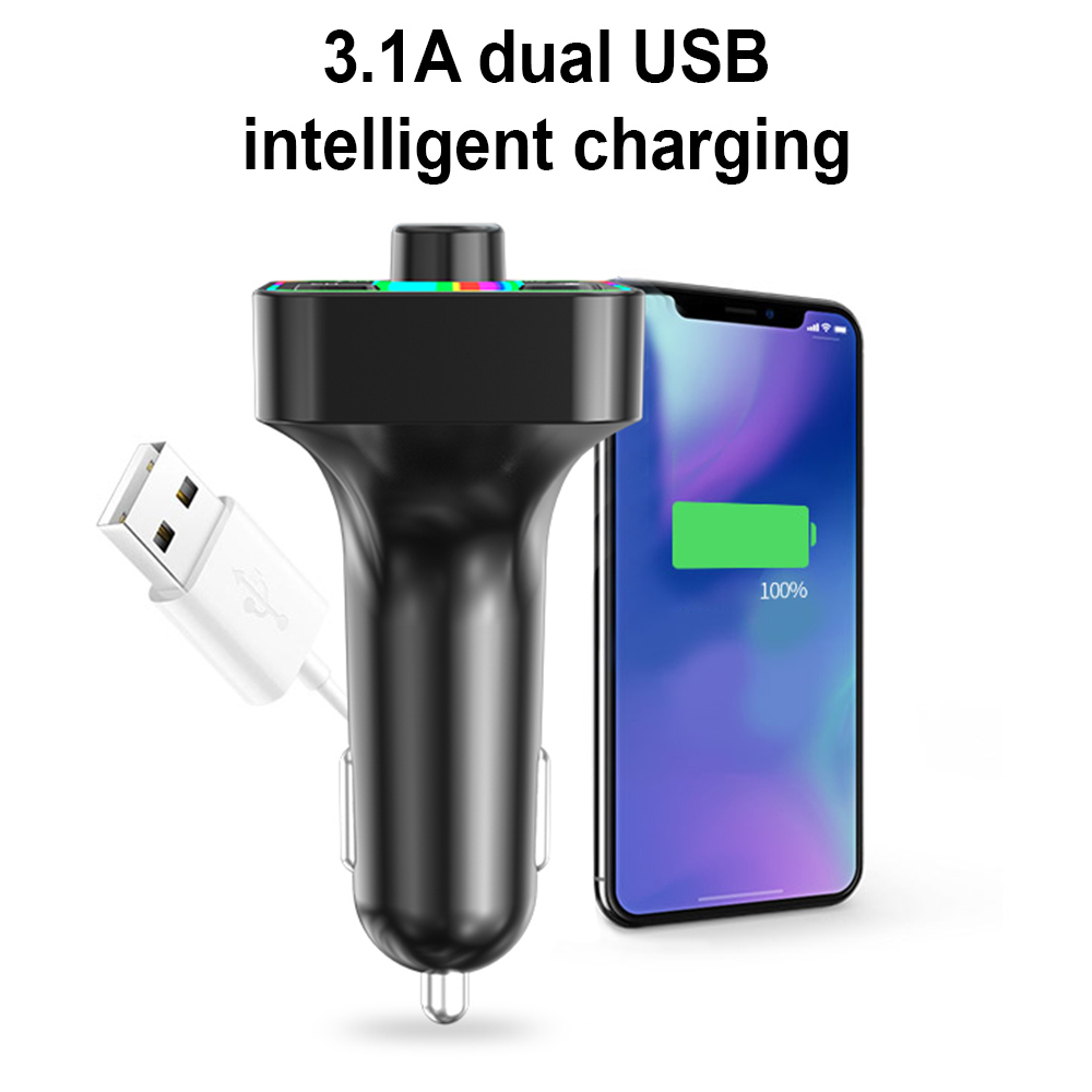 Bluetooth Wireless Car FM Transmitter MP3 Player Radio Adapter USB Fast Charger Handsfree