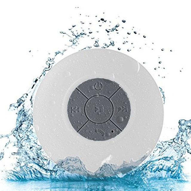 Mini Bluetooth Speaker Portable Waterproof Wireless Hands-Free Speaker Shower Bathroom Car Outdoor